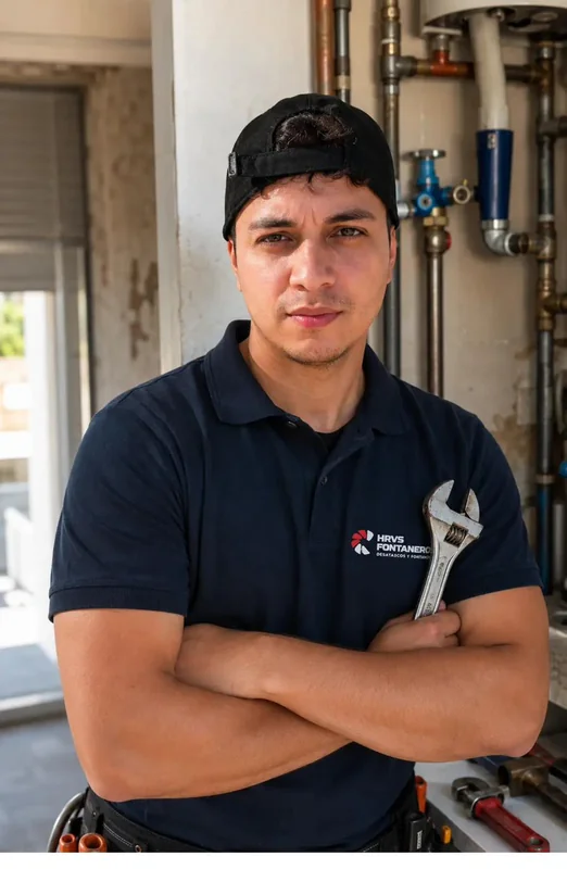 Hernán Vega, técnico responsable de HRVS Fontaneros Mallorca